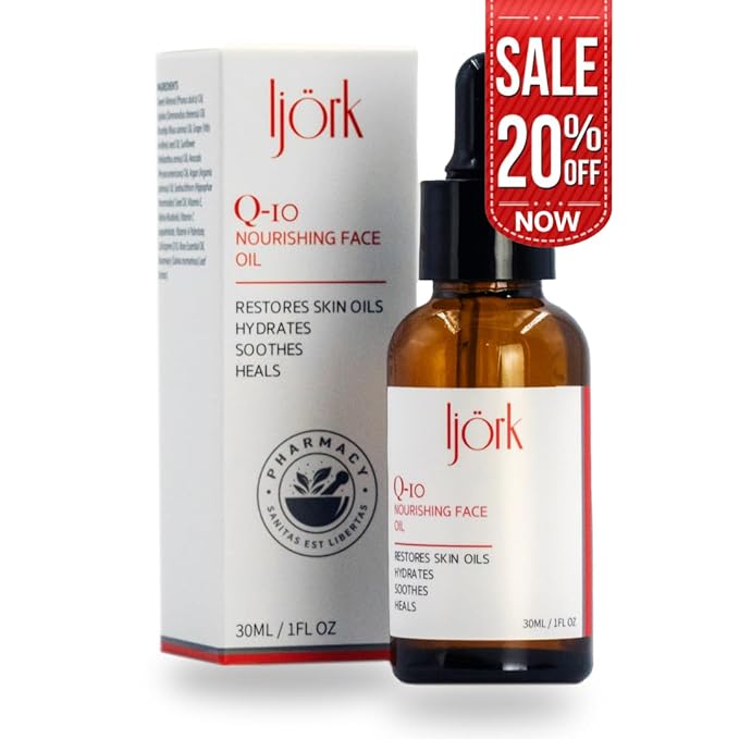 ljörk Q-10 Face Oil | 15 in 1 Powerful Anti-Aging Facial Oil with CoQ10, Vitamin C & E | Hydrating, Lightweight Oil for Radiant Skin