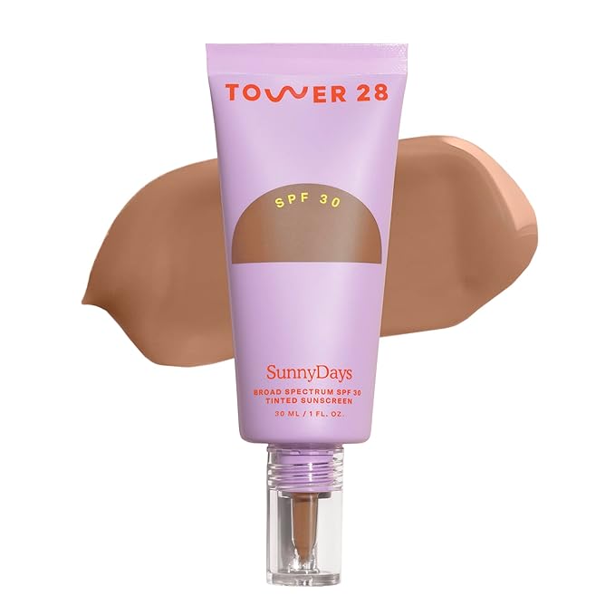 Tower 28 SunnyDays SPF 30 Tinted Sunscreen Foundation, Shade 45 (1 oz)