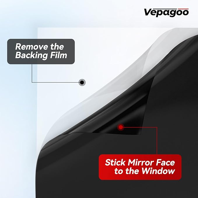 Vepagoo Nano Ceramic Car Window Tint Film 20% VLT- 20" in 30Ft Privacy Window Tint, Blocks UV/IR Rays, Heat & Glare - Scratch Resistance Car Window Film