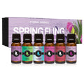 Eternal Essence Oils Spring Fling Set of 6 Premium Fragrance Oils - Includes Sweet Grass, Lilac & Lilies, Lavender Breeze, Sweet Pea, Honeysuckle and Enchanted Orchid Scented Oils - 10ML