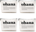 CQM 4pcs Hawaiian Inspirational Makeup Bag, Hawaiian Gifts Cosmetic Bag