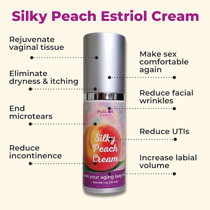 Menopause Rebalancing Bundle: Silky Peach Estriol Cream & Vibrant Third Progesterone Cream for Women. Bioidentical Estrogen & Progesterone for Intimate Comfort, Restful Sleep & Everyday Clarity