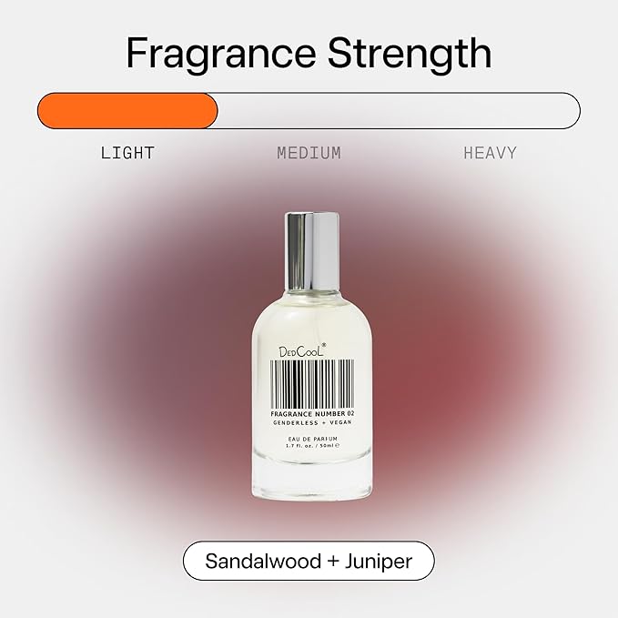 DedCool, Eau de Parfum, Fragrance 02, Clean Unisex Fragrance, 1.7 fl oz