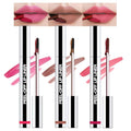 Hxssll 3 Pcs Matte Liquid Lip Stain Peel Off Lip Liner, Long Lasting Lip Tattoo, Waterproof & Transfer-Proof Lip Liner Peel Off Lip Gloss for All Skin Types.#00+#02#06