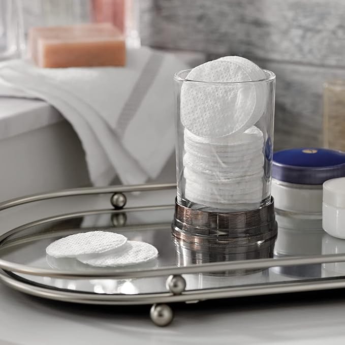 Amazon Essentials Exfoliating Cotton Rounds, 100 Count (Pack of 1) (Previously Amazon Basics)