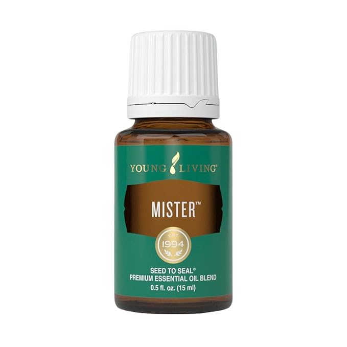 Young Living Mister Premium Essential Oil | 15 ml | Aromatherapy for Balance & Vitality | Masculine Energy Support | Enriched with Sage & Lavender | 100% Natural Blend of Oils for Men & Women