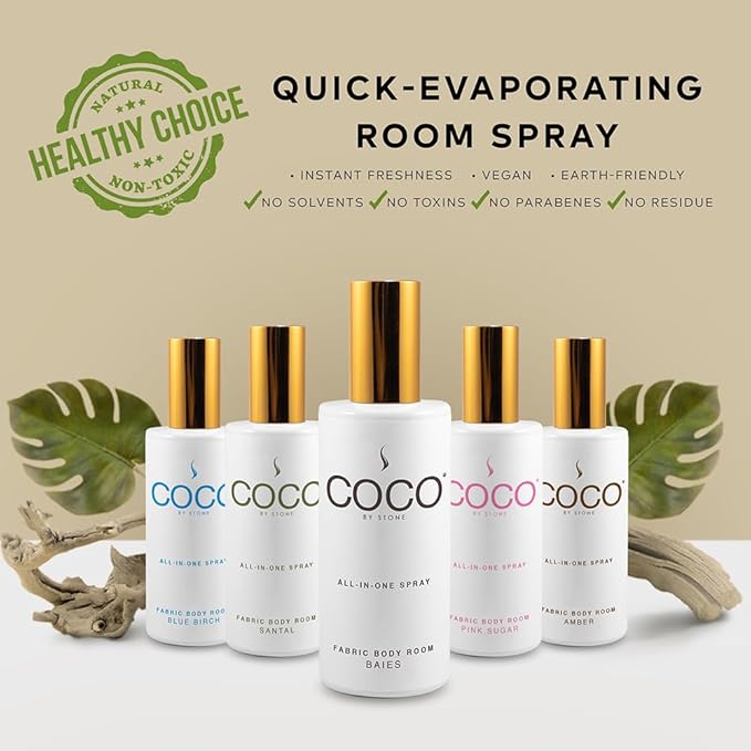COCO by Stone 5oz All-in-One Spray Honeysuckle Fabric & Room Mist