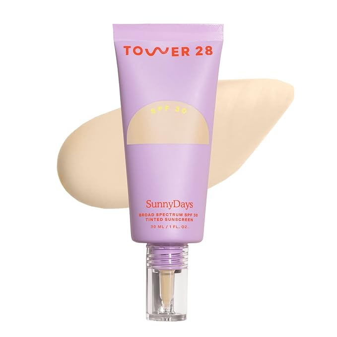Tower 28 SunnyDays SPF 30 Tinted Sunscreen Foundation, Shade 10 (1 oz)