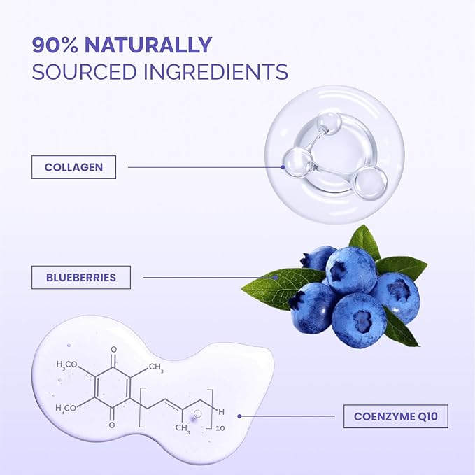 PLANTIFIQUE Korean Face Masks, 5 Pack - Hydrating, Anti-Aging & Firming