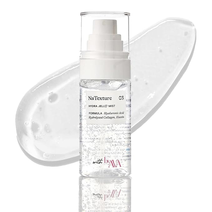 byAva Jelloskin Collagen Hydra Jell Face Mist | Facial Hydrating Mist Collagen Spray serum with Hyaluronic Acid, Vitamin C & E