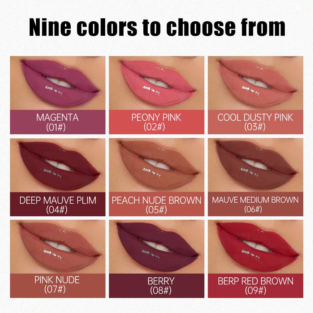Hxssll Nourishing High-Shine Lip Gloss Set,Hydrating & Moisturizing Lip Tint, Non-Sticky, Long-Lasting Glossy Lip Stain,Softens & Plumps Lips for Smooth,Gentle Formula for Dry Lips,03+07