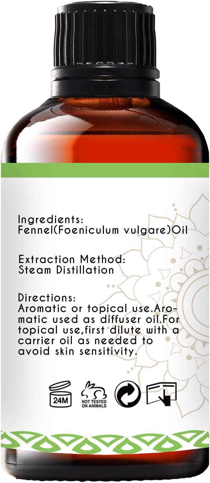 LOTUSJOY Fennel Essential Oil, 100% Pure, 1 Oz