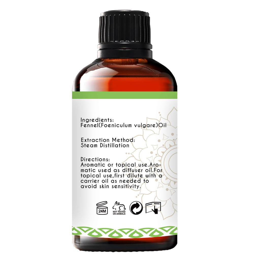 LOTUSJOY Fennel Essential Oil, 100% Pure, 1 Oz