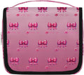 YoYoYuchong Travel Toiletry Bag for Women & Men Pink Beautiful Flower Hanging Cosmetic Organizer Portable Waterproof Makeup Case Make Up Bag with Compartments Travel Essentials for Bathroom Shower