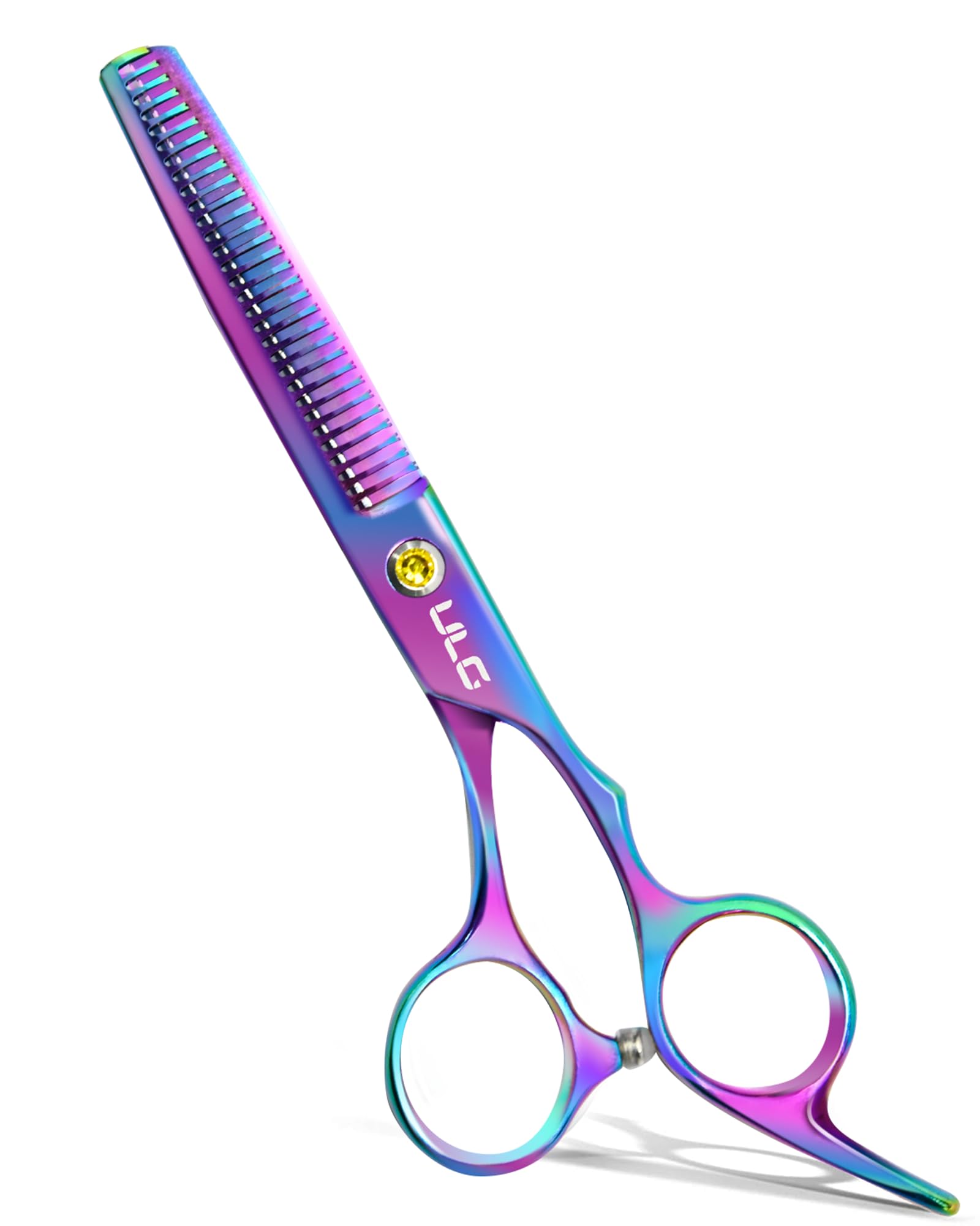 ULG Hair Thinning Scissors Professional Barber’s Texturizing Teeth Shears for Hairdressing, Salon and Home Use Thinning Shears for Hair Cutting, Made of Japanese Stainless Steel, 6.5 inch
