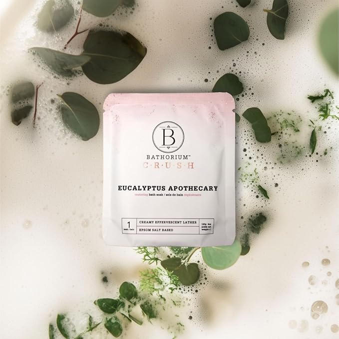 Bathorium Crush 8-Pack Bath Soak Discovery Set, 8 Blends, 4 oz Each