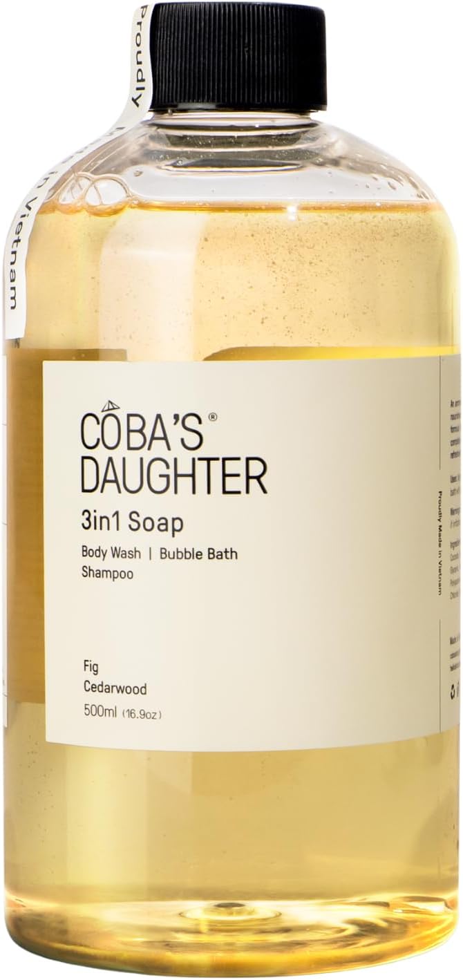 COBA'S DAUGHTER 3-in-1 Soap | Bubble Bath, Body Wash & Hand Wash 16.9oz