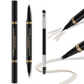 Eyebrow Color Kit with Brow Color & Eyebrow Pencil, 2-in-1 Natural Effects Eyebrow Makeup Set, Easy & Safe to Use 10ml - Brunette Brown