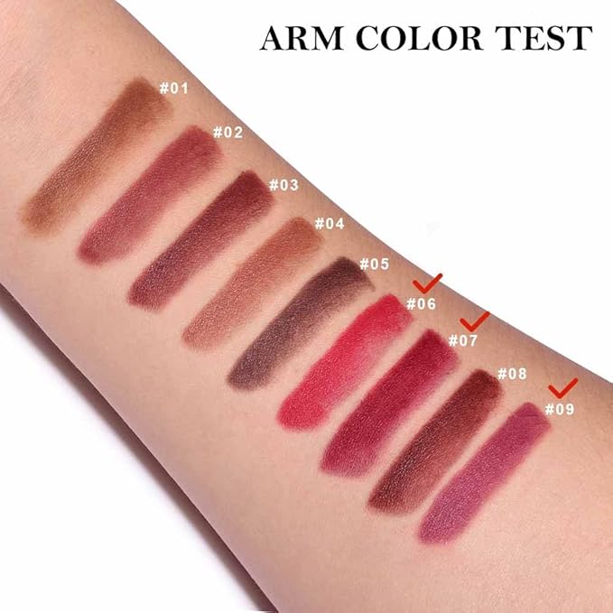 BINGBRUSH Lip Liner Set,Matte Lipstick Pencil,Cone Tip for Line&Fill, 3pcs