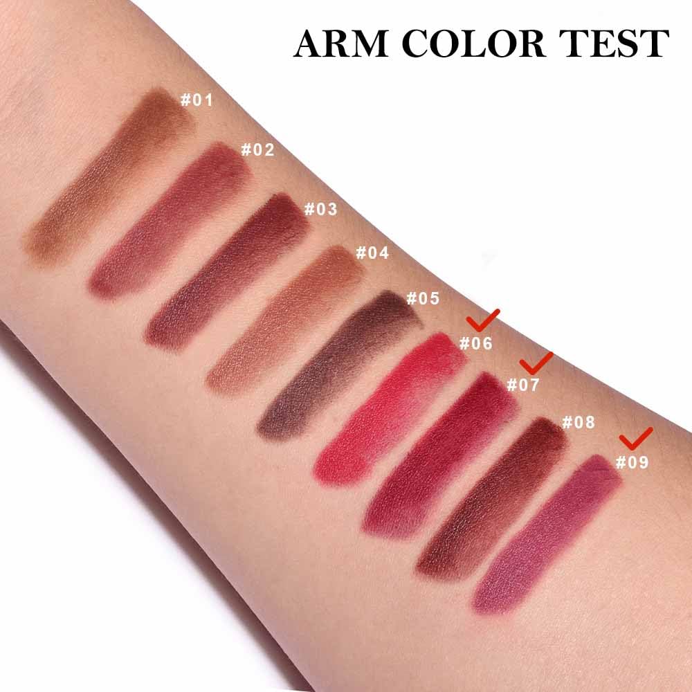 BINGBRUSH Lip Liner Set,Matte Lipstick Pencil,Cone Tip for Line&Fill, 3pcs