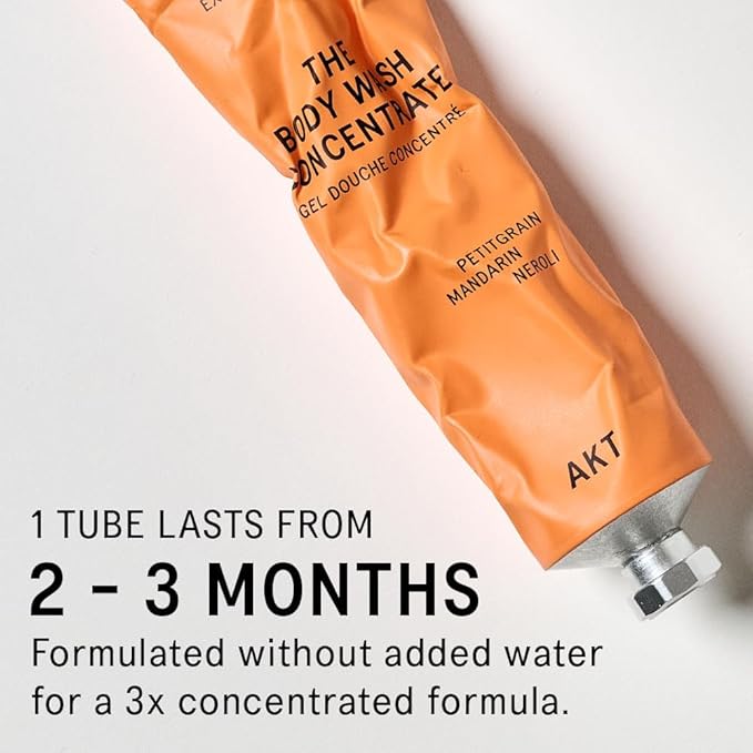 AKT The Body Wash Concentrate, SC.01 Orange Grove, 3.4 Fl Oz, All Genders