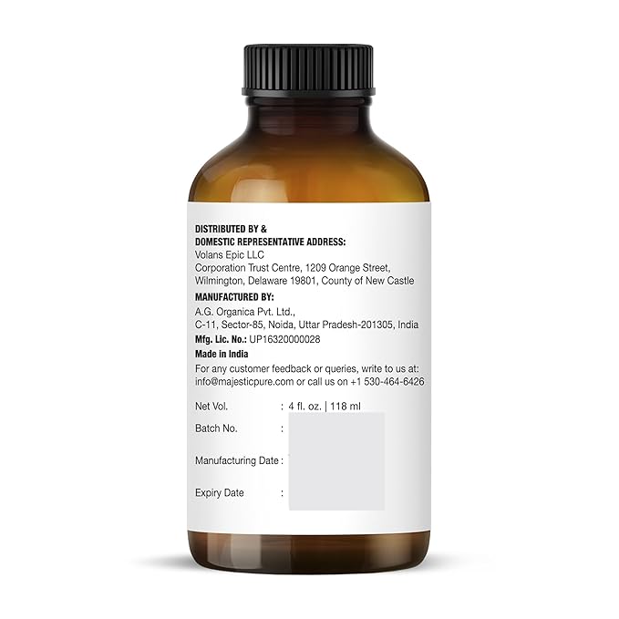 Majestic Pure Tea Tree Essential Oil for Diffuser - 4 Fl Oz