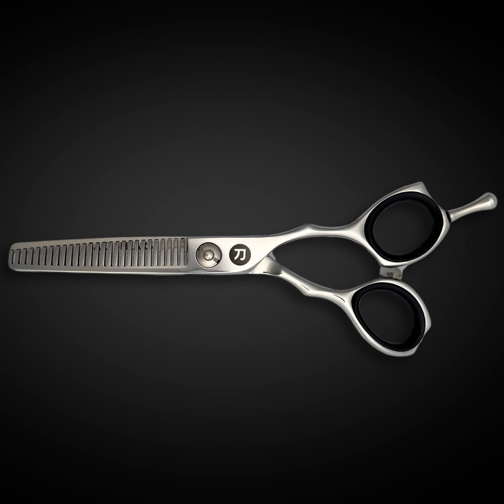 Saki Kotaro 6 Inch Set of Hair Cutting Shears - For Professional Hairdressers and Barbers - Hair Scissors and Thinning Shears for Hair Cut - Made from Japanese 440C Steel