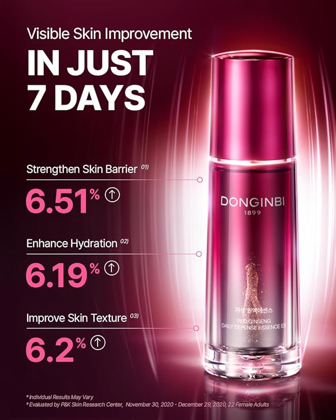 Donginbi Red Ginseng Daily Defense Essence | Korean Skin Care (1.01 oz)