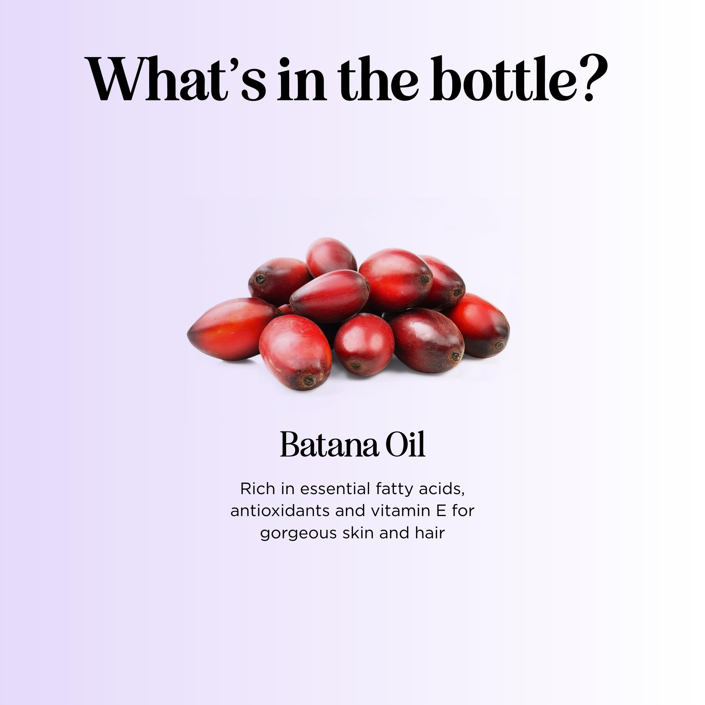 Pure Batana Oil for Hair Care - Cold Pressed 100% Batana Oil for Hair Skin & Nails - Moisturizes & Nourishes to Support Radiance - Vegan Non-GMO Hexane Free Dermatologist Tested (4 Fl Oz)