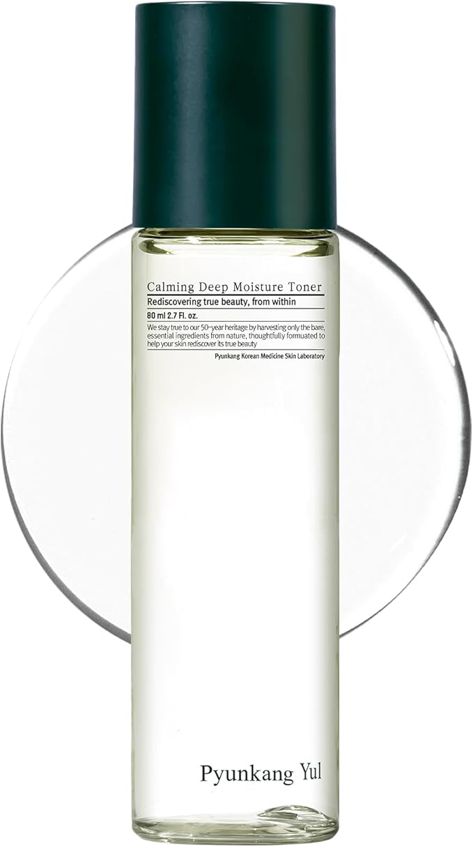 Pyunkang Yul PKY Calming Deep Moisture Toner - Face Toner for Women containing AHA and PHA - for Teens and Adults - Astringent for Face - Korean Facial Toner - 150ml 5.07 Fl. Oz.