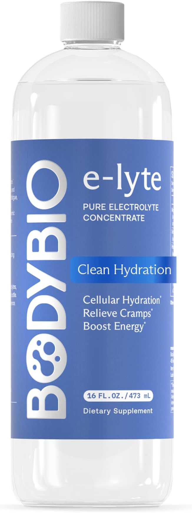 BodyBio e-Lyte Sugar Free Electrolyte for Hydration, Energy & Cramp Relief