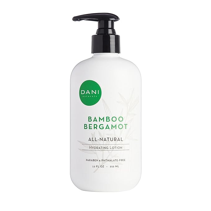 DANI Naturals Bamboo Bergamot Body Lotion, Paraben-Free, Vegan, 12 fl oz