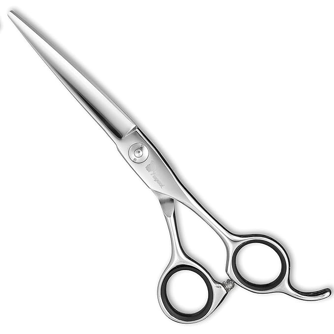 Fagaci Professional Off Set Hair Scissors 6" Sharp Blades, Cutting Shears