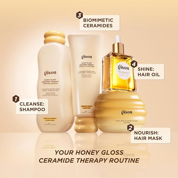 Gisou Honey Gloss Ceramide Therapy Hydrating Shampoo (8.5 fl.oz)