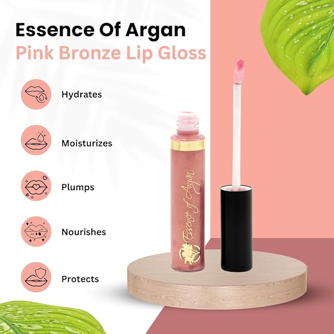 Essence Of Argan Lipgloss (Pink Bronze)