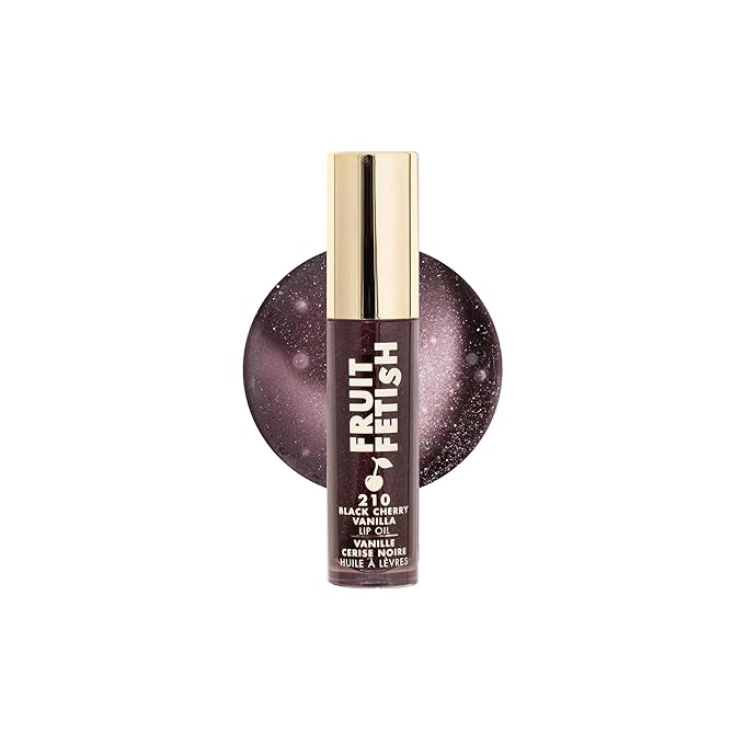 Milani Fruit Fetish Lip Oil, Tinted Hydrating Gloss - Black Cherry Vanilla