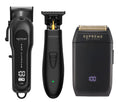 Supreme Trimmer 3-in-1 Barber Bundle | Pro Clipper Lite, DLC T-Shaper Trimmer, Crunch Lite Foil Shaver | Professional Beard Trimmer/Clipper Kit | Value Bundle 1