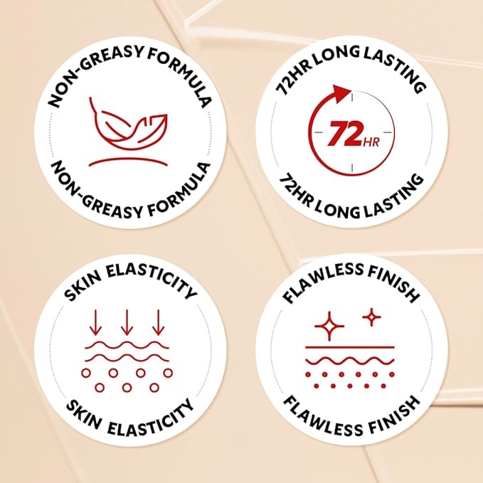 TIRTIR Mask Fit Red Cushion Foundation | Full coverage, Weightless, Skin fit, Satin Glow Finish, Korean Makeup BB Foundation, beauty, Tattoo cover up, Buildable (#34N Pecan, 0.63 Fl Oz)