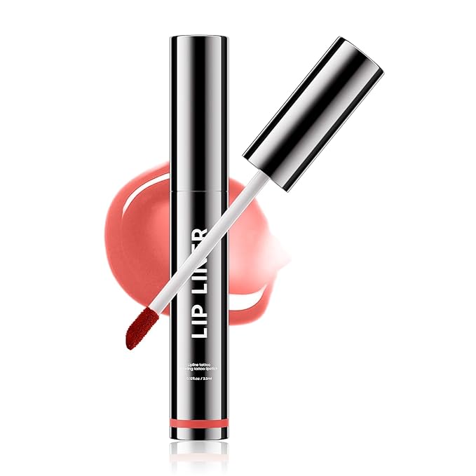 OETUIOW Lip Stain, Lip Gloss Lightweight Waterproof Stocking Stuffers for Teen Girls (Rose)