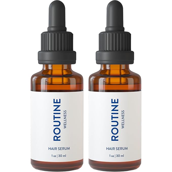 Routine Wellness Hair Serum, Rosemary, Argan, Tea Tree - 30ml (Pack of 2)