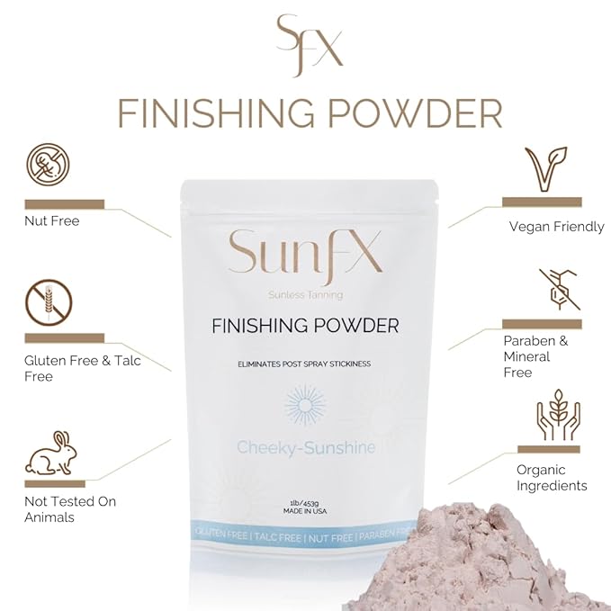 SunFX Setting Powder Post Spray Tan Cheeky-Sunshine 1lb Pack of 1