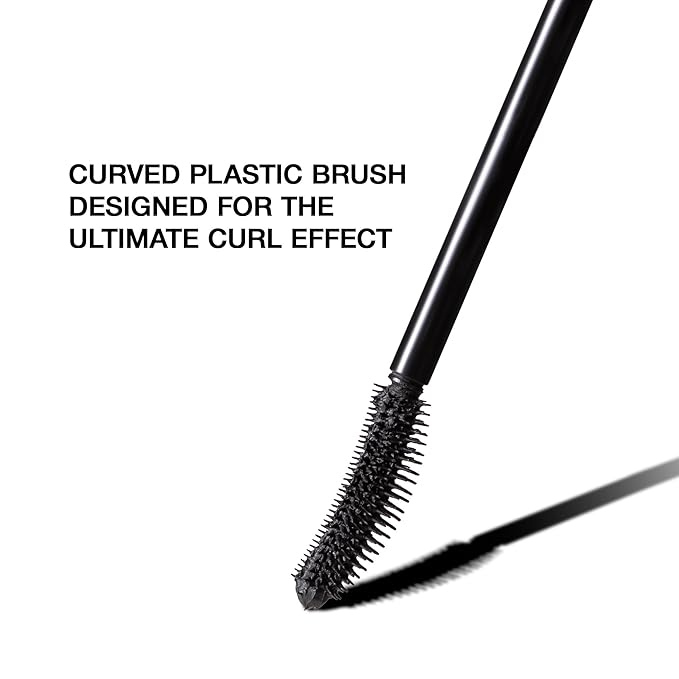 SELESTIA BEAUTY Black Mascara Queen Cobra – Volumizing, Curling, Lengthening – Soft Brush for Smooth Application – Long-Lasting & Weather-Proof – 0.34 fl.oz. - Made in Italy