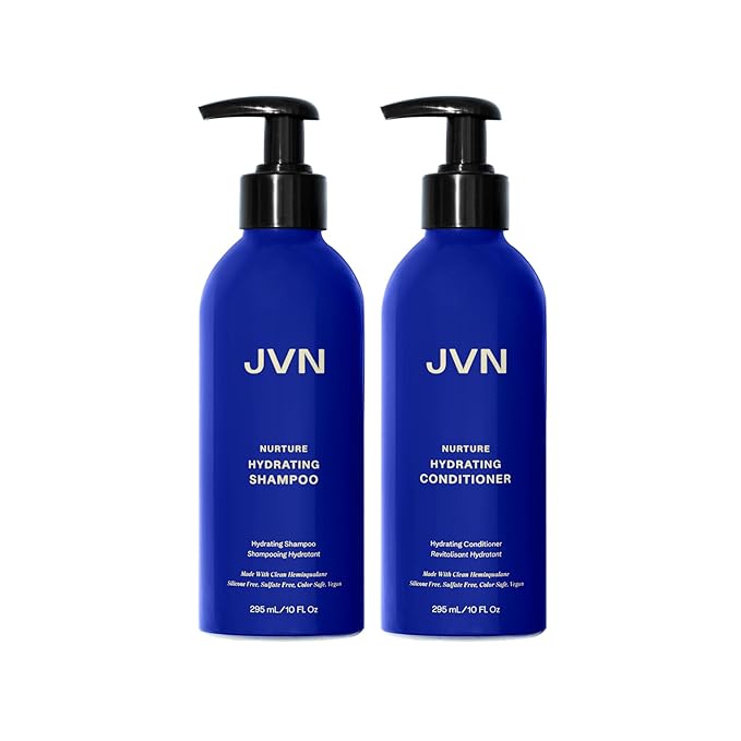 JVN Nurture Hydrating Shampoo & Conditioner Set, 20 Fl Oz