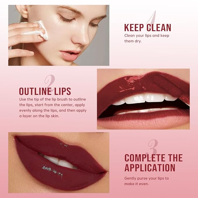 Hxssll Nourishing High-Shine Lip Gloss,Hydrating & Moisturizing Lip Tint, Non-Sticky, Long-Lasting Glossy Lip Stain,Softens & Plumps Lips for Smooth,Gentle Formula for Dry Lips 04#Deep Mauve Plum