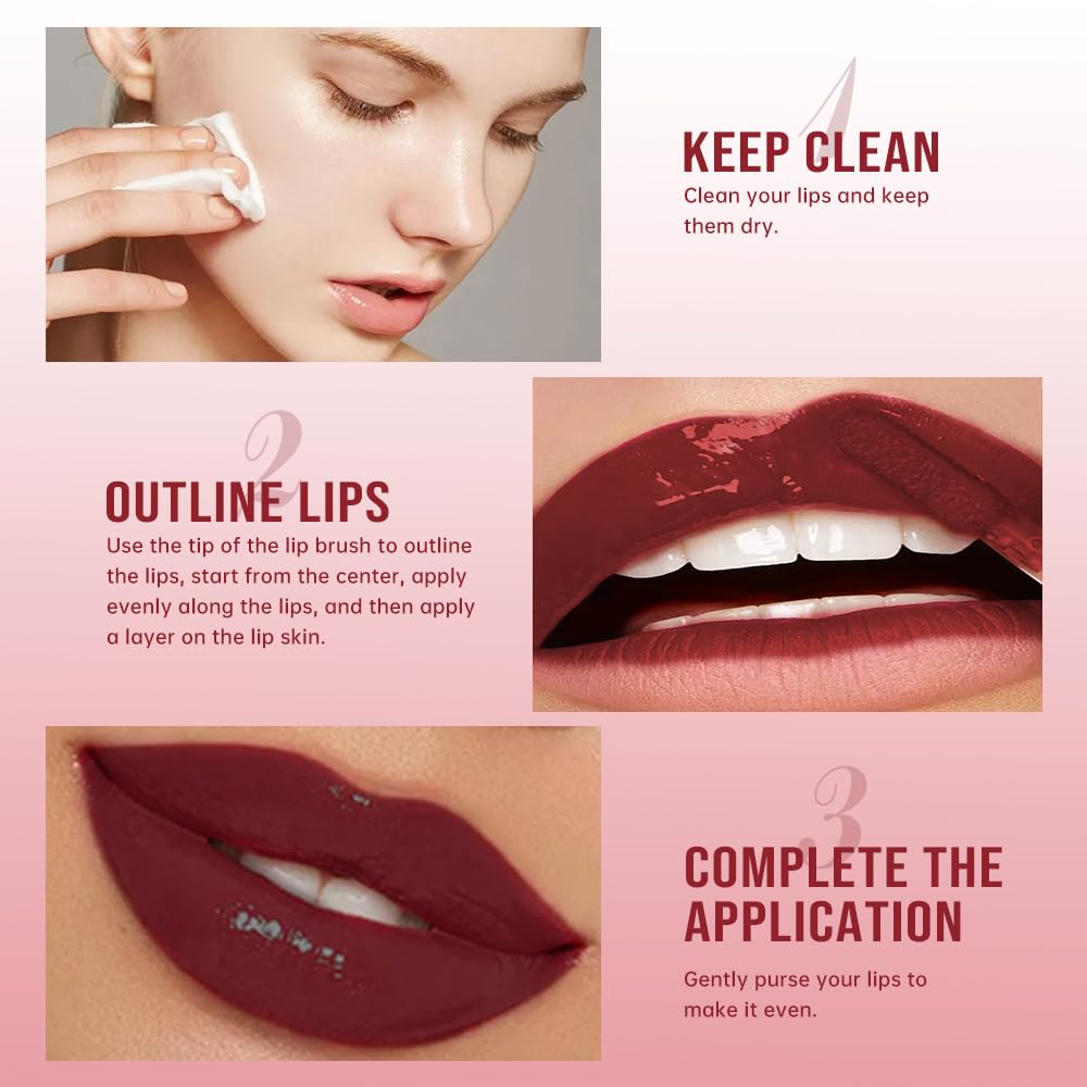 Hxssll Nourishing High-Shine Lip Gloss,Hydrating & Moisturizing Lip Tint, Non-Sticky, Long-Lasting Glossy Lip Stain,Softens & Plumps Lips for Smooth,Gentle Formula for Dry Lips 04#Deep Mauve Plum