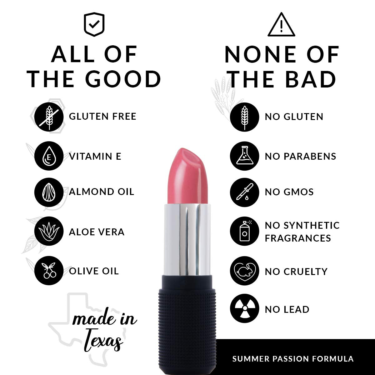 Red Apple Lipstick Audrey Lipstick for Women - Vegan Gluten Free Natural Makeup, Semi-Sheer Hydrating Lip Stick - Organic Lip Gloss with Aloe & Almond Oil