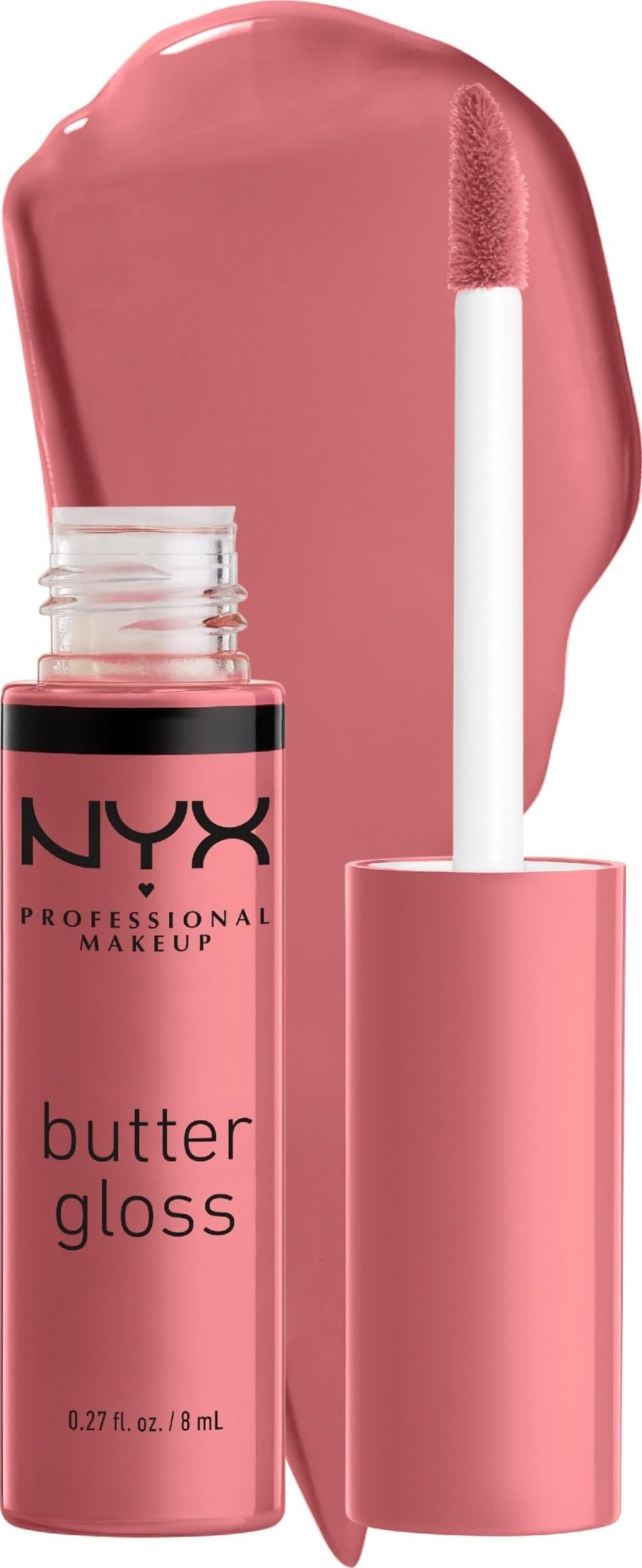 NYX PROFESSIONAL MAKEUP Butter Gloss, Non-Sticky Lip Gloss - Red Velvet (Deep Red)