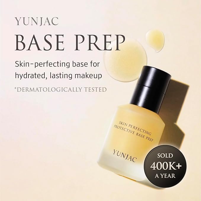 YUNJAC Skin Perfecting Protective Base Prep, 0.84 fl oz, Makeup Primer