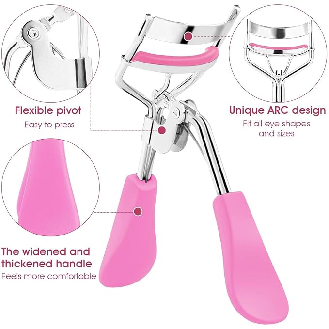 HGHDBT 61Pcs Pink Makeup Brushes Set Professional with Case Premium Synthetic for Blush Foundation Eye Shadow Concealer Powder Eye & Face Make up Brush Kit with Beauty Blender Sponge Set Tools