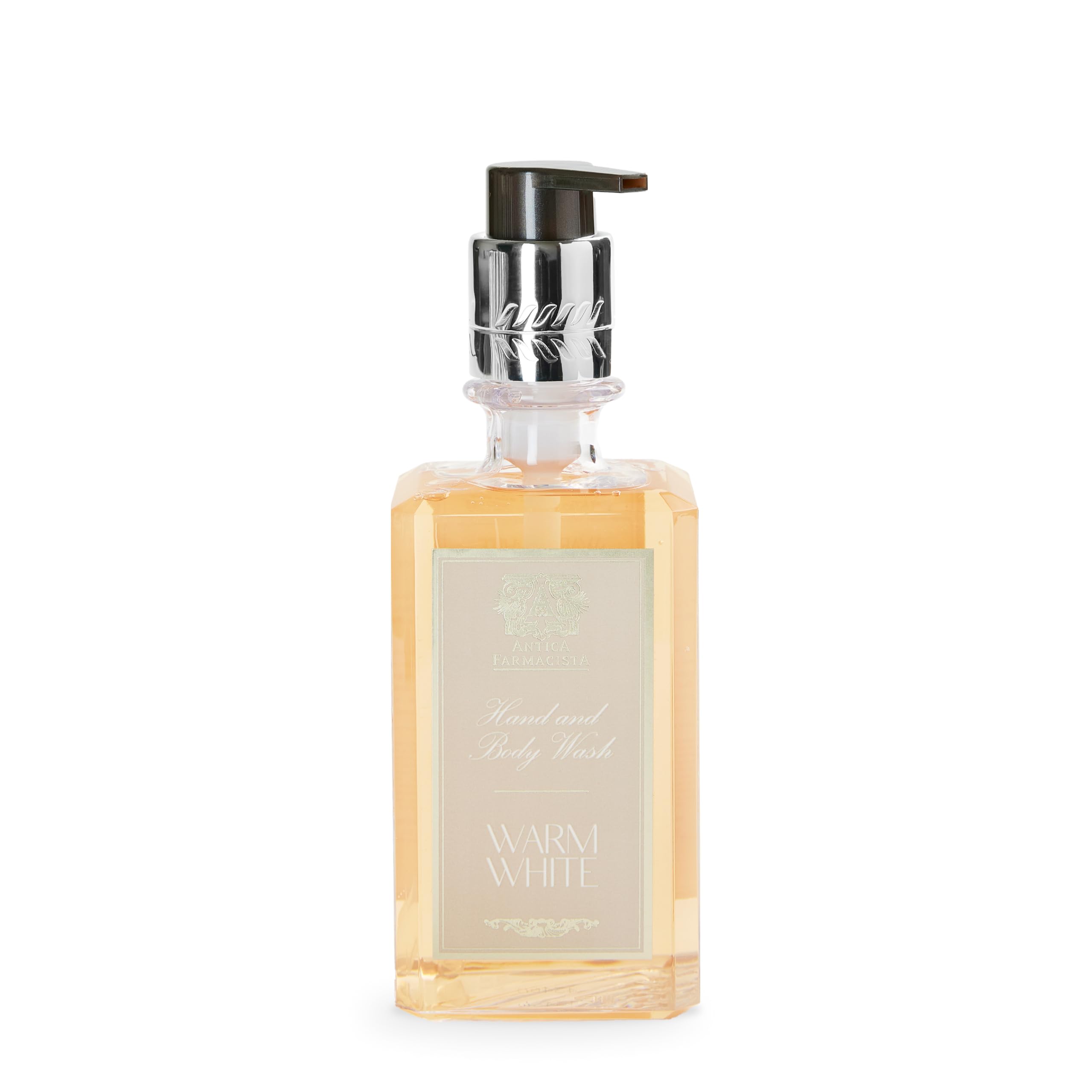 Antica Farmacista Hand & Body Wash - Luxury Nourishing & Hydrating Hand Cleansing Wash - Bath & Body Gift - Warm White, 10 fl oz